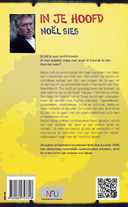 Achterkant van In je hoofd
