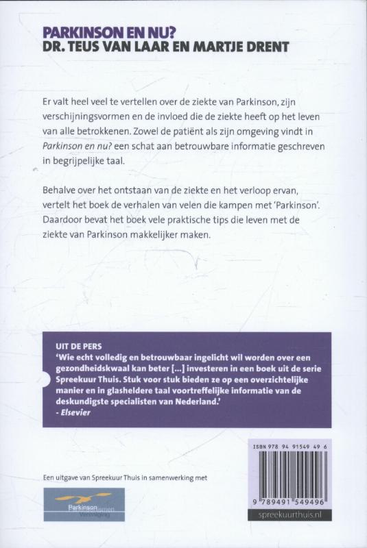 Achterkant van Parkinson en nu?