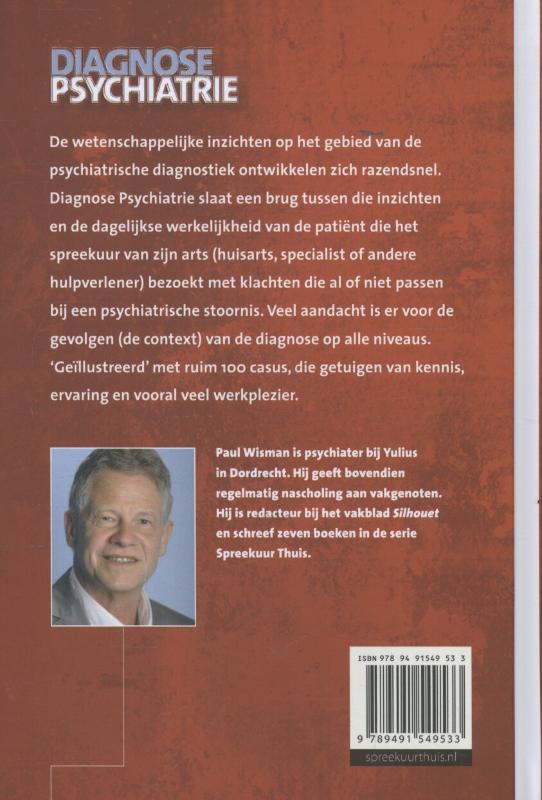 Achterkant van Diagnose psychiatrie