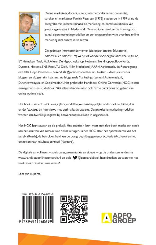Achterkant van Handboek online conversie