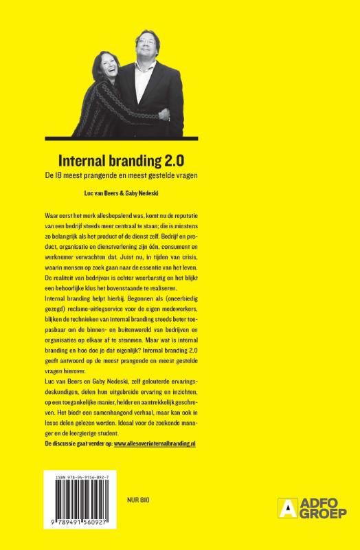 Achterkant van Internal branding 2.0