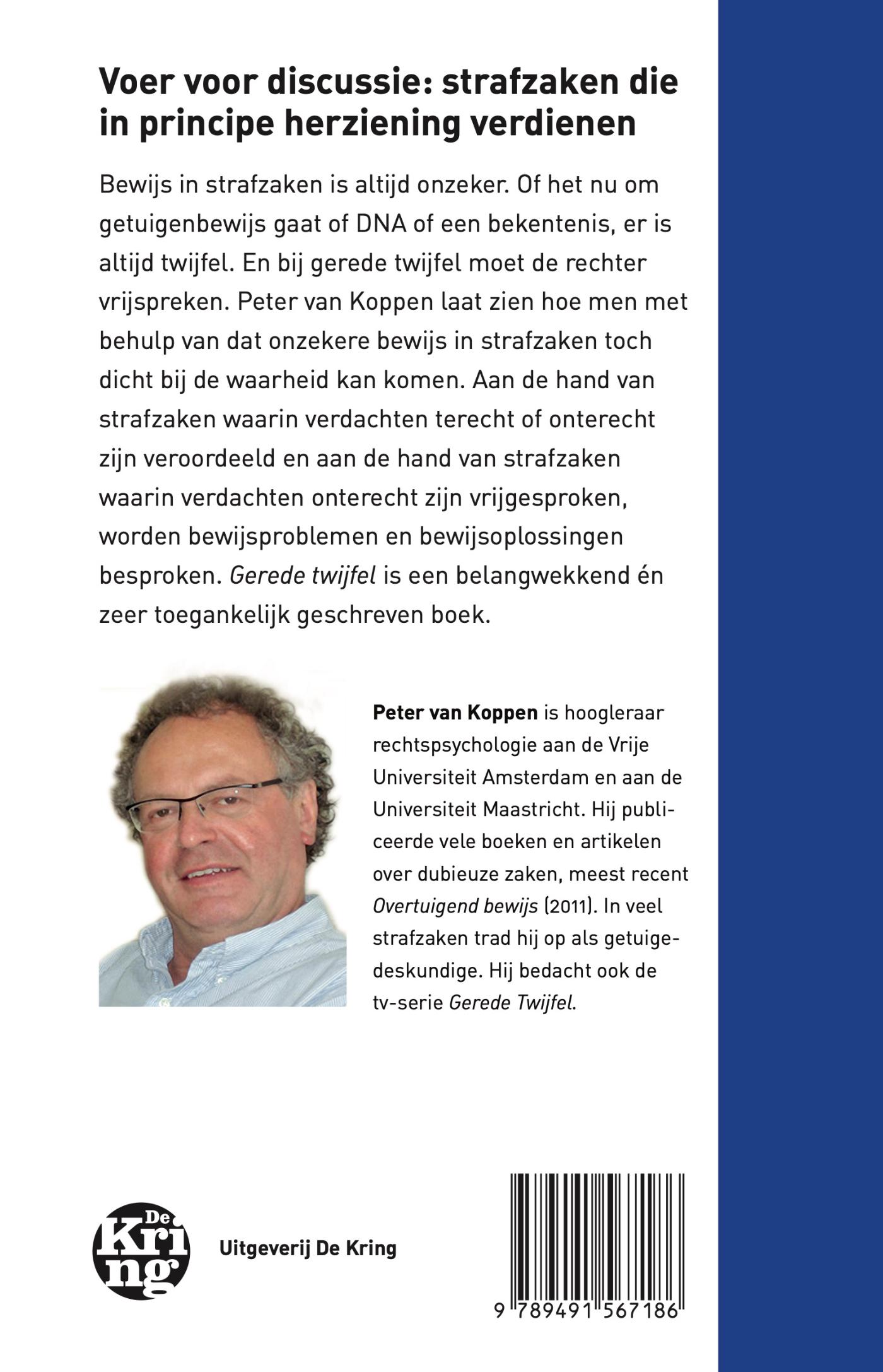 Achterkant van Gerede twijfel