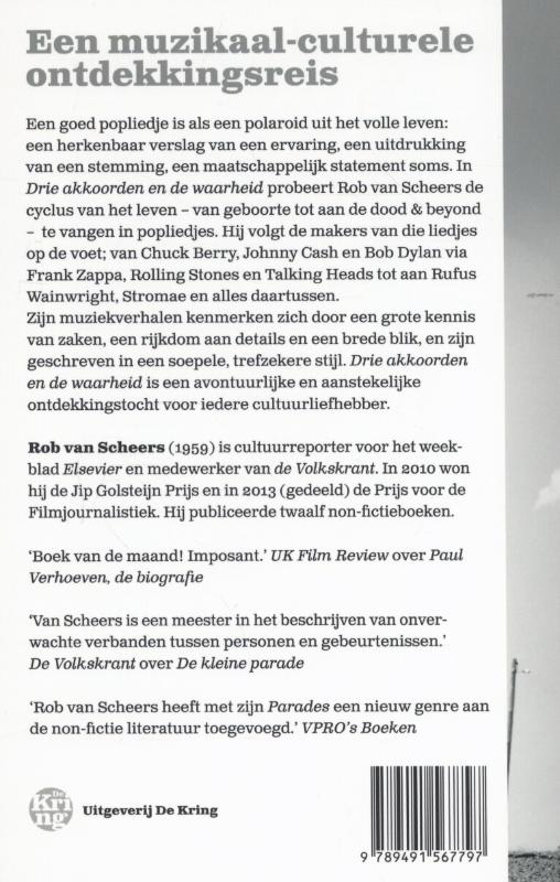 Achterkant van Drie akkoorden en de waarheid