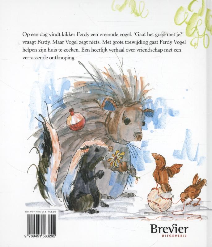 Achterkant van Een huis voor vogel