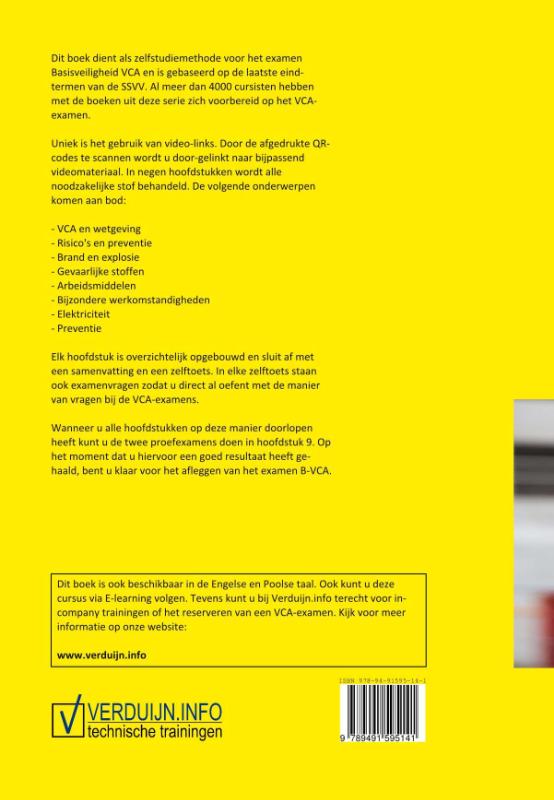 Achterkant van Basisveiligheid VCA
