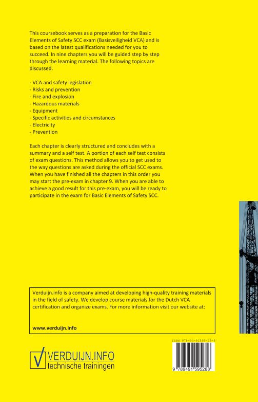 Achterkant van Basic Elements of Safety SCC