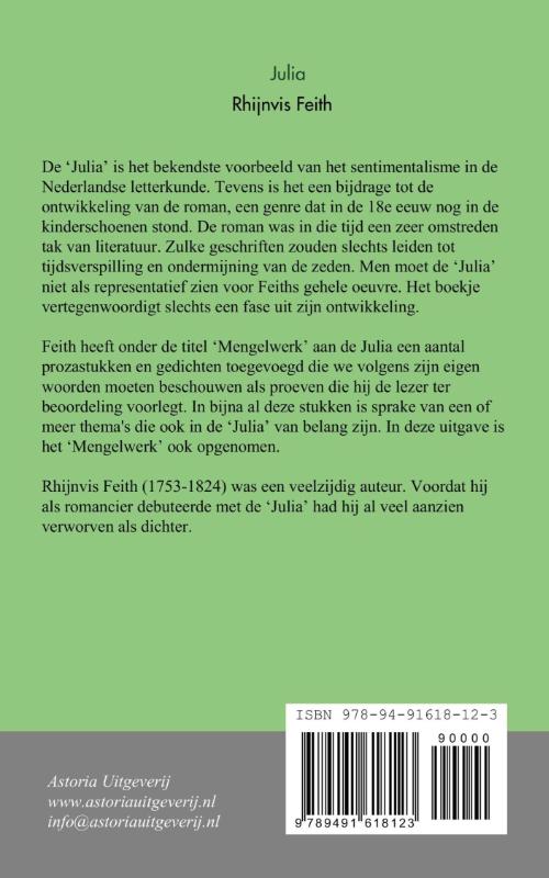 Achterkant van Julia