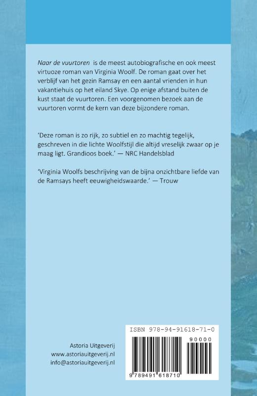 Achterkant van Naar de vuurtoren