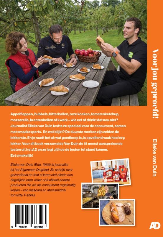 Achterkant van Voor jou geproefd!