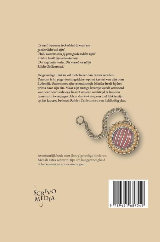 Achterkant van Ridder Zeldenmoed