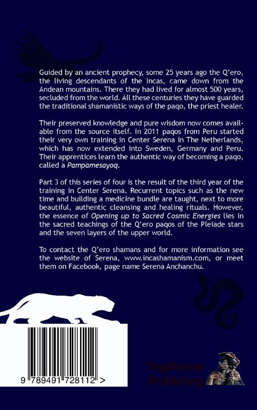 Achterkant van 3 Opening up to sacred cosmic energies
