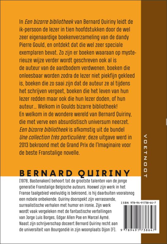 Achterkant van Een bizarre bibliotheek