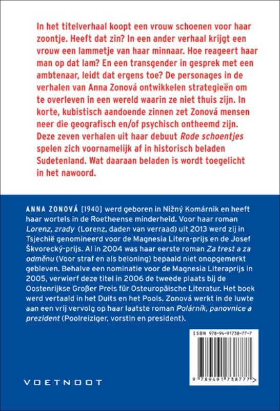 Achterkant van Rode schoentjes