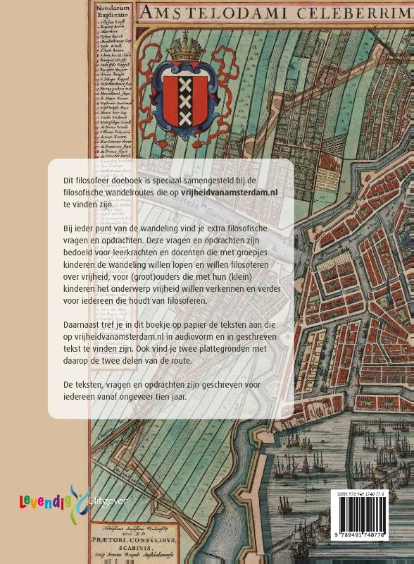 Achterkant van Wandelgids naar vrijheid