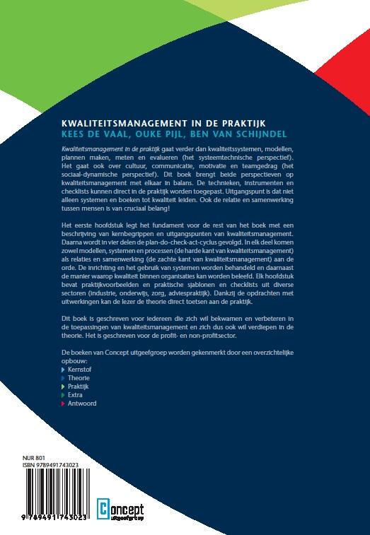 Achterkant van Kwaliteitsmanagement in de praktijk