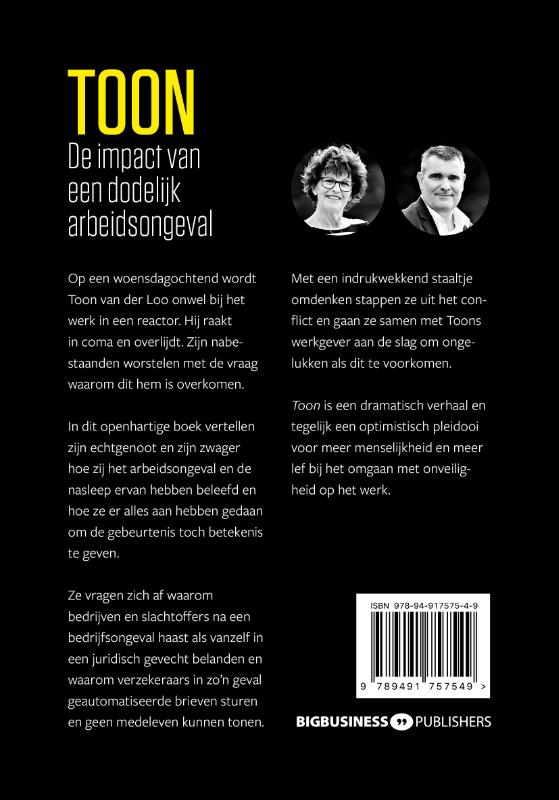 Achterkant van Toon