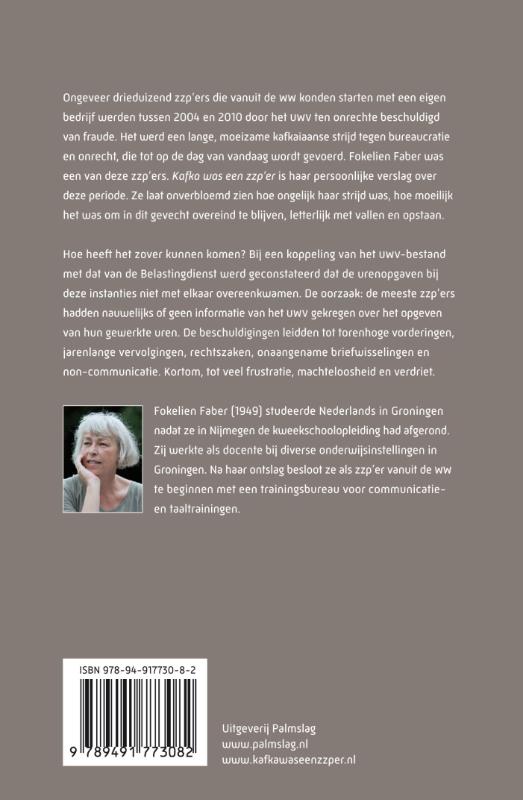 Achterkant van Kafka was een zzp'er