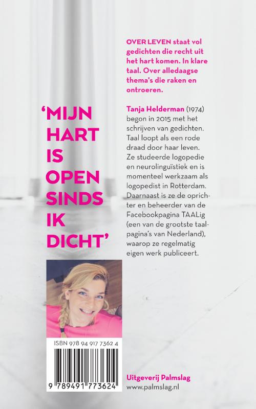Achterkant van Over leven
