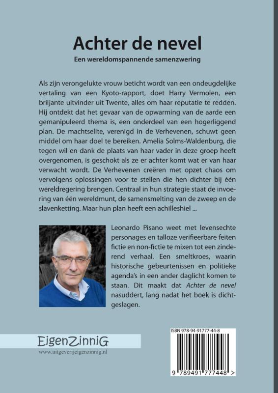 Achterkant van Achter de nevel