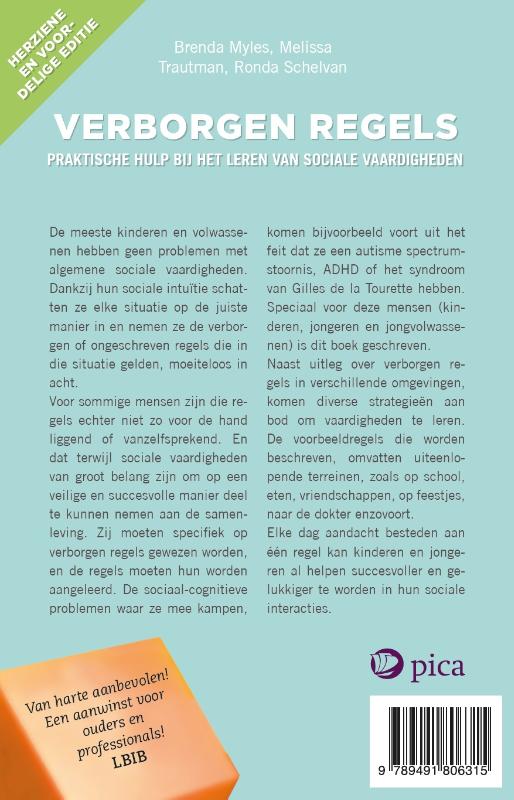 Achterkant van Verborgen regels