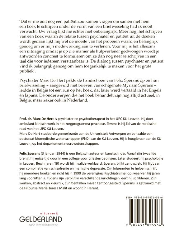 Achterkant van Bij de psychiater