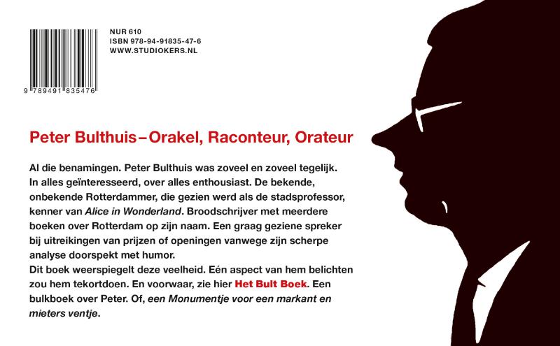 Achterkant van Het bult boek