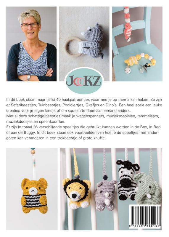Achterkant van Box, bed en buggyspeeltjes haken