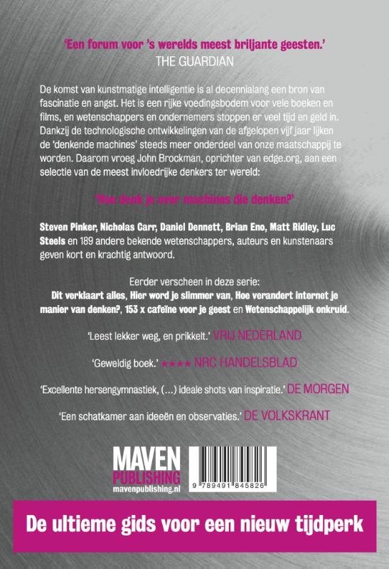 Achterkant van Machines die denken