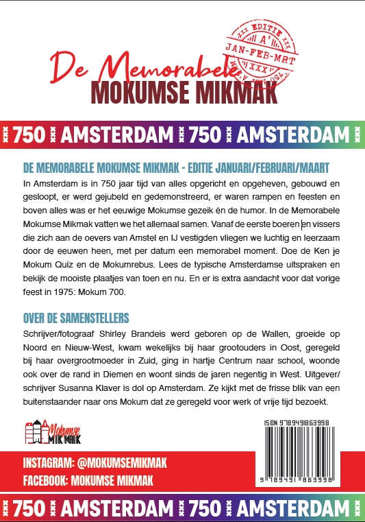Achterkant van De memorabele Mokumse Mikmak