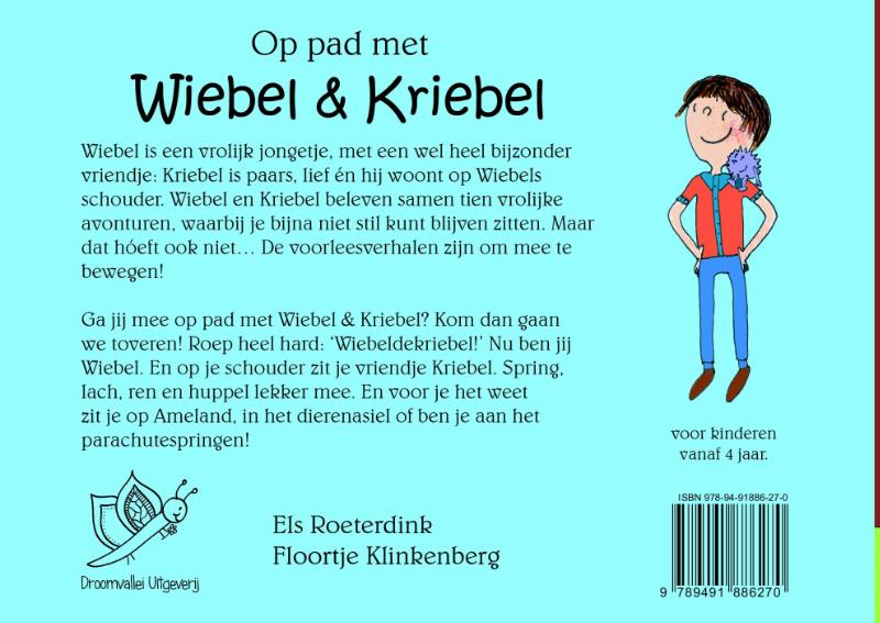 Achterkant van Op pad met Wiebel & Kriebel