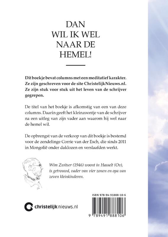 Achterkant van Dan wil ik wel naar de hemel!