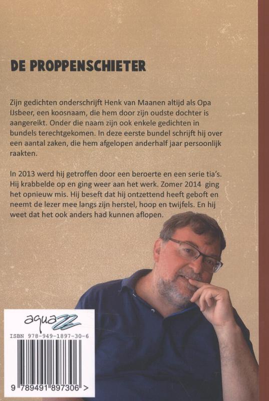 Achterkant van De proppenschieter