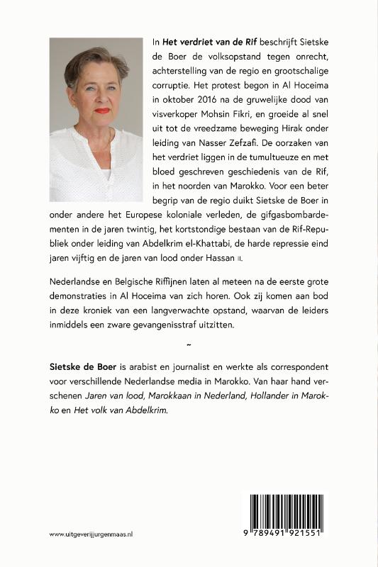 Achterkant van Het verdriet van de Rif