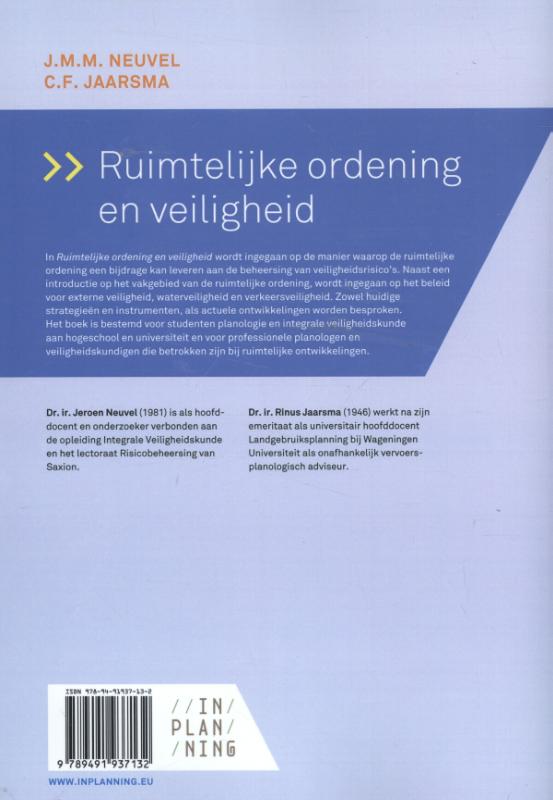 Achterkant van Ruimtelijke ordening en veiligheid