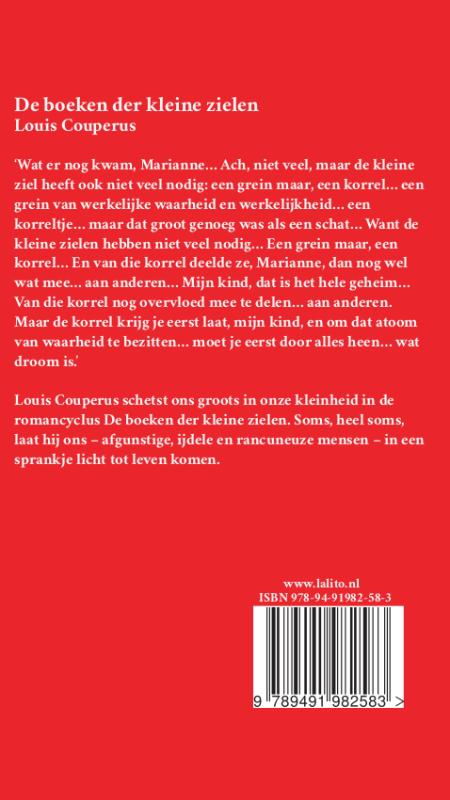Achterkant van De boeken der kleine zielen