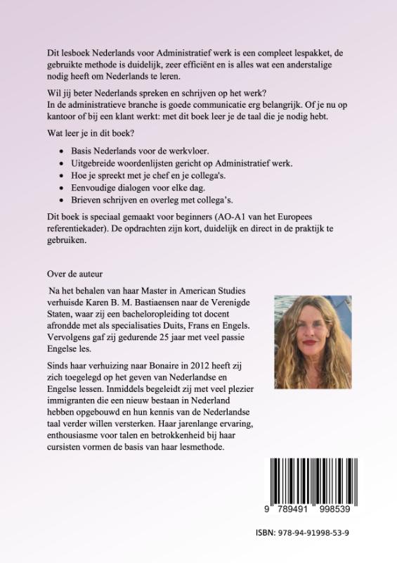 Achterkant van Lesboek