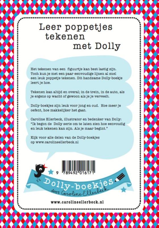Achterkant van Leer poppetjes tekenen (3 stuks)