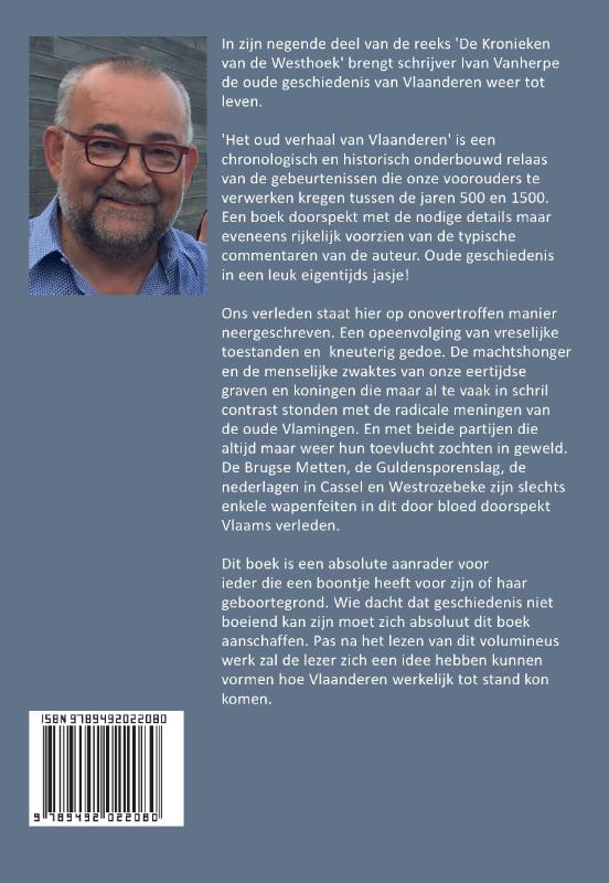 Achterkant van De Kronieken van de Westhoek deel 9 - Het oud verhaal van Vlaanderen