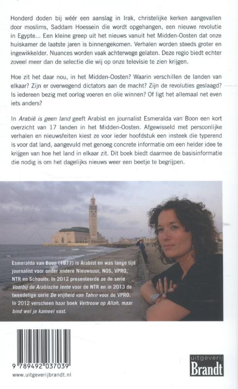 Achterkant van Arabie is geen land