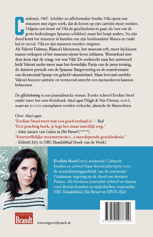 Achterkant van De affichekoning