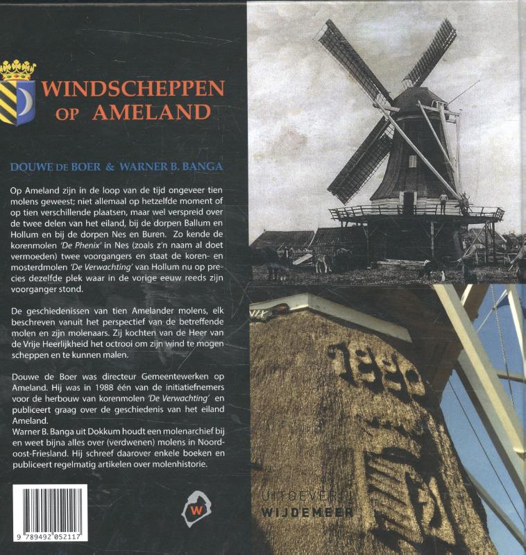 Achterkant van Windscheppen op Ameland