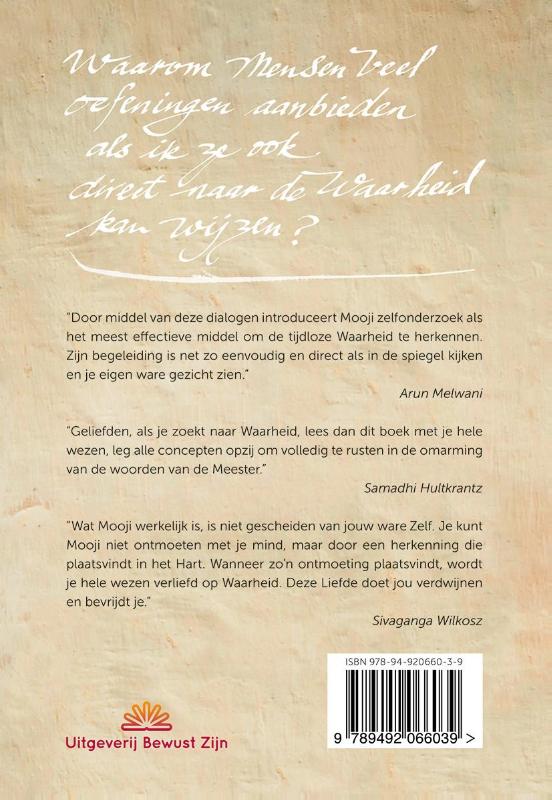 Achterkant van Voor ik ben