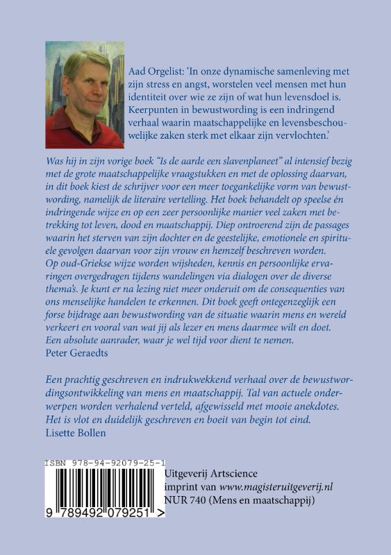 Achterkant van Keerpunten in bewustwording