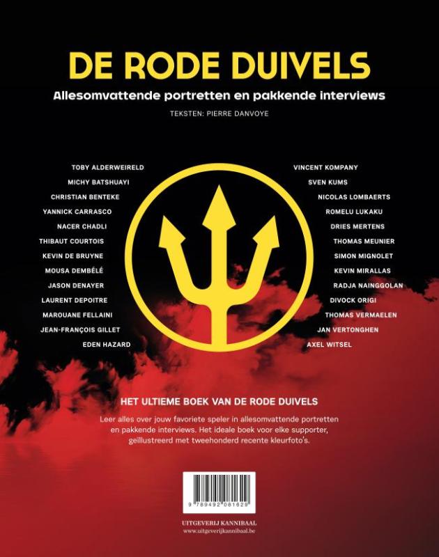 Achterkant van De Rode Duivels