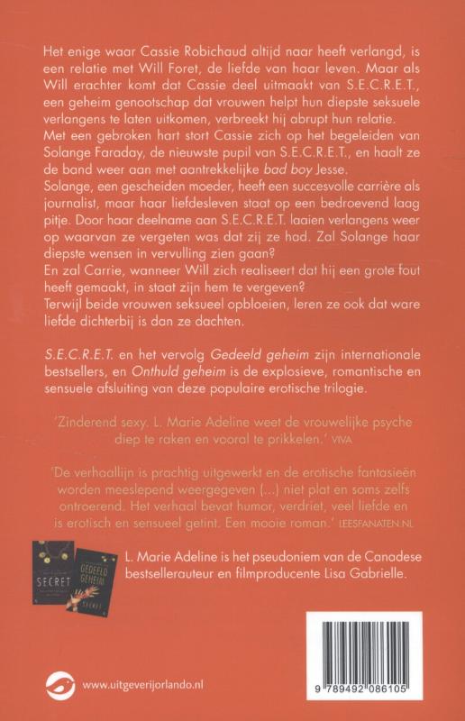 Achterkant van Onthuld geheim