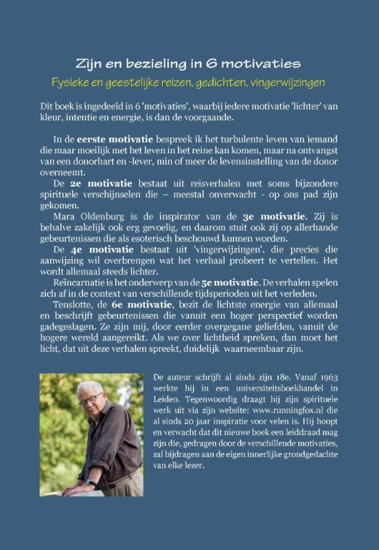 Achterkant van Zijn en bezieling in 6 motivaties