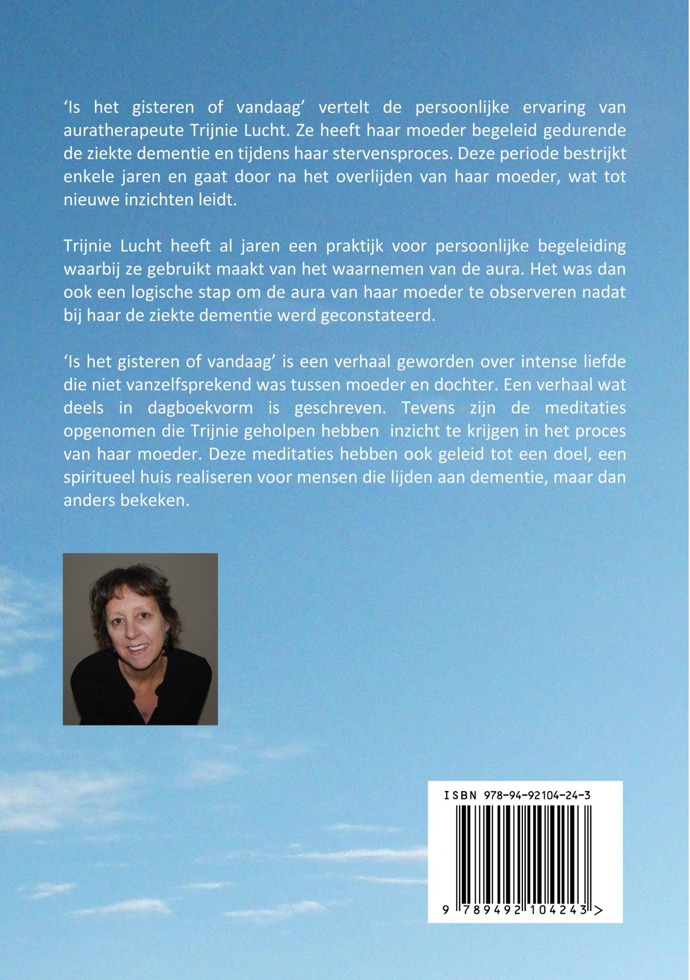 Achterkant van 'Is het gisteren of vandaag'