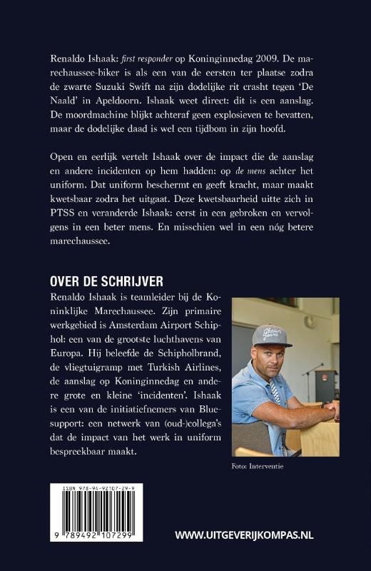 Achterkant van First responder