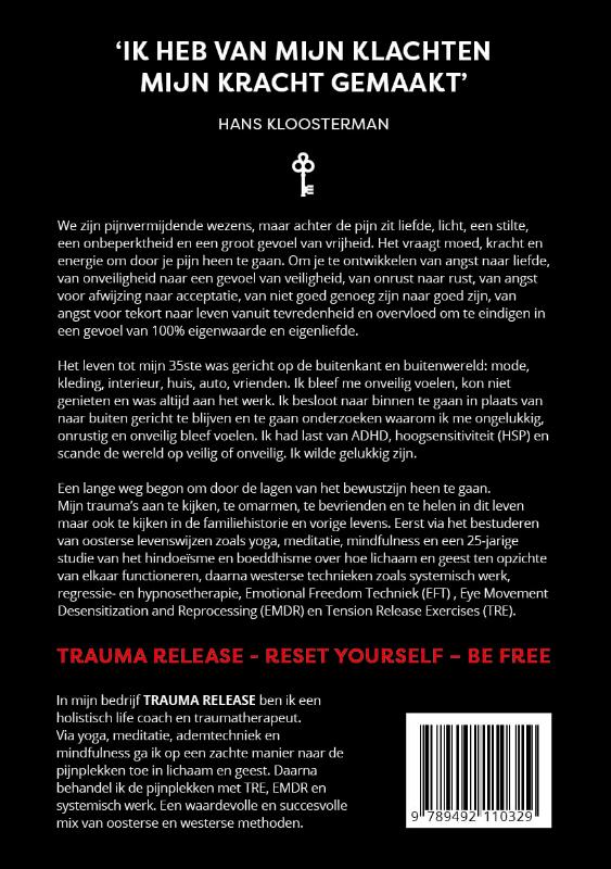 Achterkant van Trauma Release