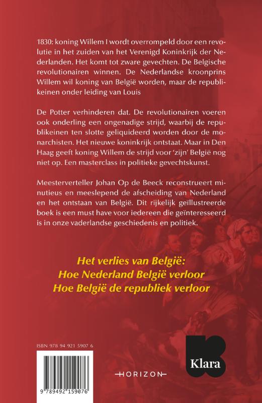 Achterkant van Het verlies van België